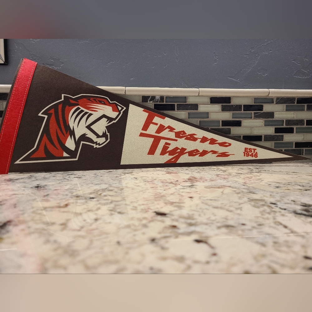 Fresno Grizzlies Stadium Giveaway Fresno Tigers Tribute Pennant